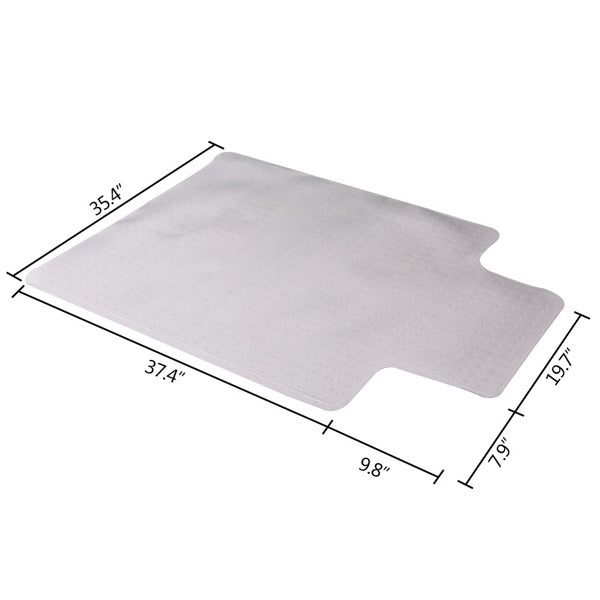 AEELLEEA 3-Pack Clear PVC Office Chair Mats for Carpet, Studded Floor Protectors