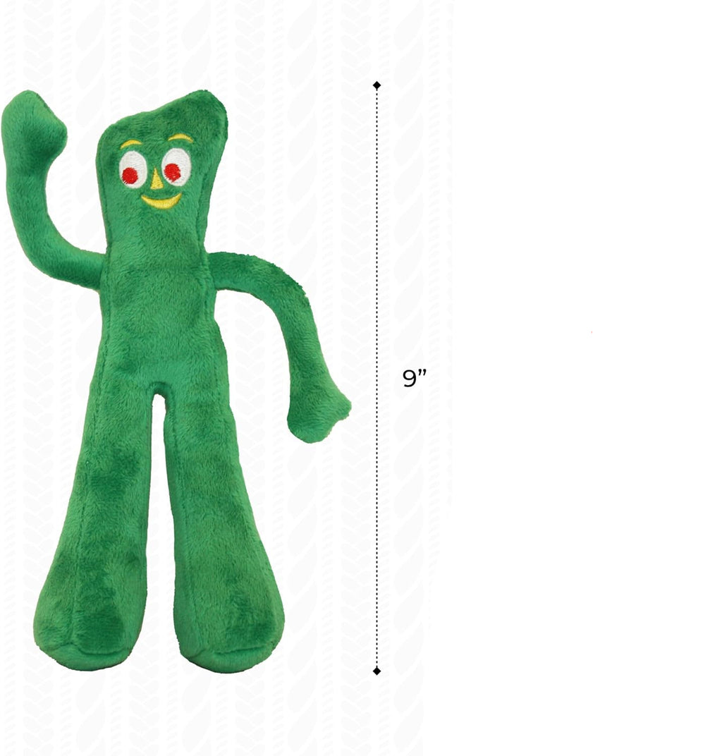 ZippyPawsDog Plush Toy -Extra Soft Plush w/ Flexible Legs & Arms  - Cute Dog Pet Toy (9", Green)