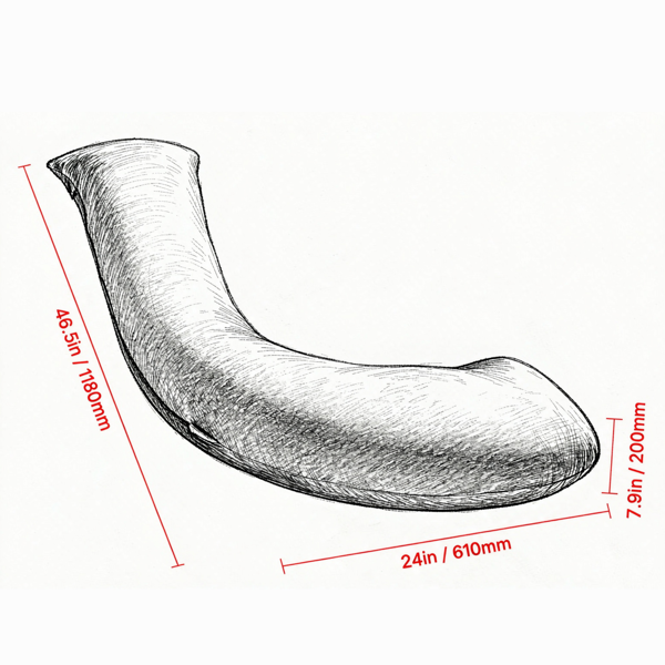 L Shaped Pregnancy Pillow