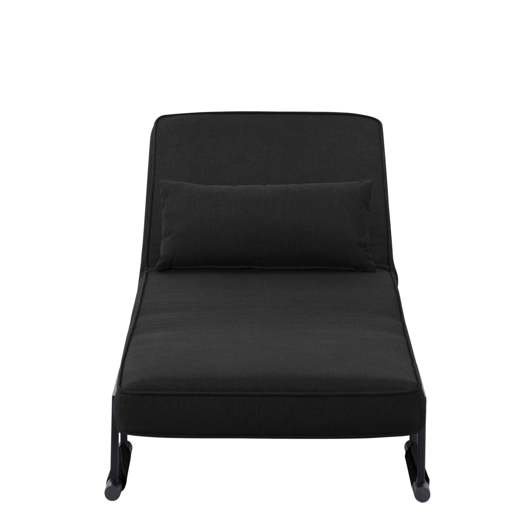 26” Folding Arm Chair Lounge 4-in-1 Convertible Sofa Bed