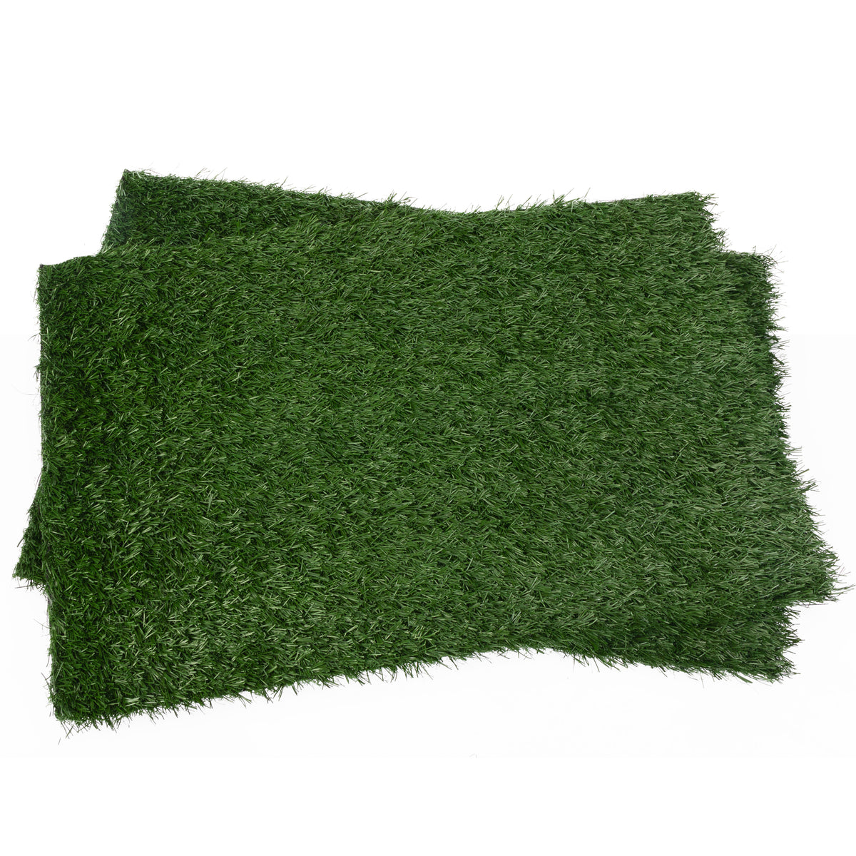 Large Reusable Artificial Grass Pee Pad for Dogs, 2 Pack Washable Puppy Potty Training Turf Mat for Indoor Balcony Use