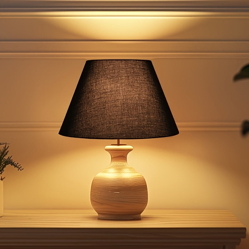 7×13×7.8 Inch Handmade Linen Barrel Lampshade, Decorative Lamp Cover for Table Lamp & Christmas Home Decor