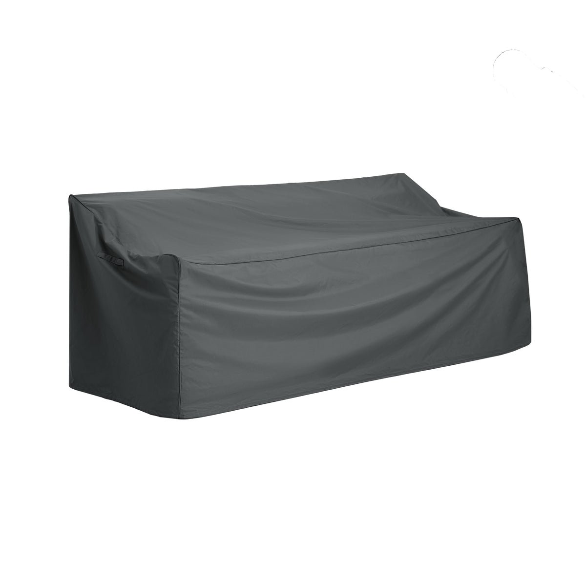 AEELLEEA 88" Dark Gray Patio 3-Seater Sofa Cover, Waterproof UV Resistant Outdoor Furniture Cover with Secure Buckle Straps