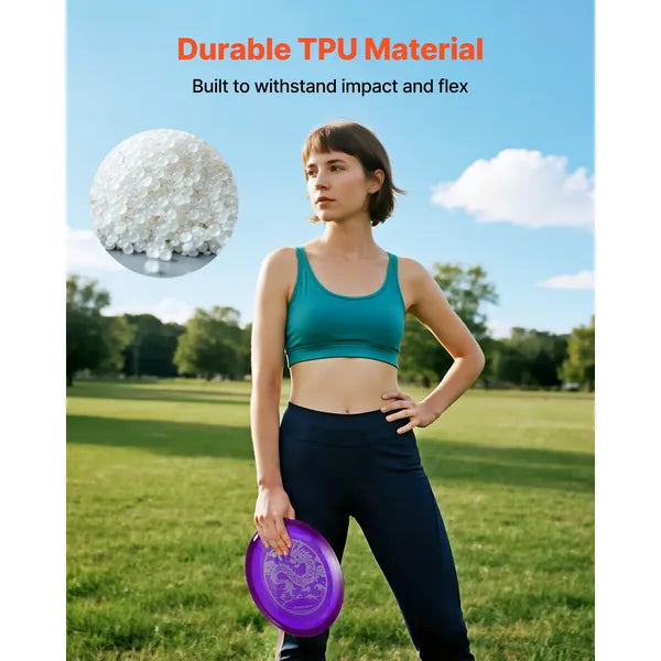 8 Pack PDGA Approved Disc Golf Starter Set, Putter Mid-Range Driver for Beginners Outdoor Backyard Game  # 2. 商品介绍 + 规格参数