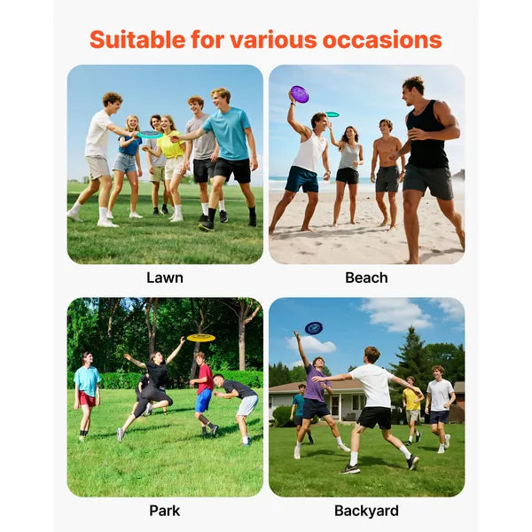8 Pack PDGA Approved Disc Golf Starter Set, Putter Mid-Range Driver for Beginners Outdoor Backyard Game  # 2. 商品介绍 + 规格参数