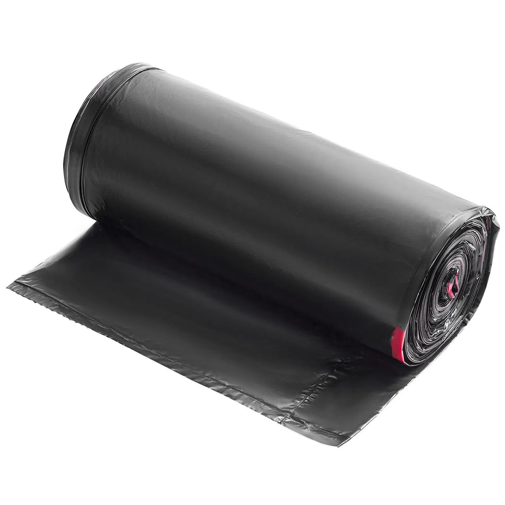 30 Gallon Drawstring Trash Bags, 50 Count, 0.98 Mil Tall Kitchen Garbage Bags - Black