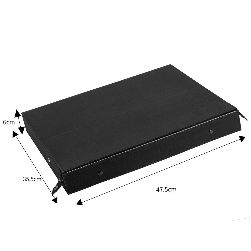 AEELLEEA-18 Slots Sunglasses Organizer Storage Case Tray, Eyewear Display Holder for Eyeglasses & Sunglasses, Large Capacity Glasses Collection Box for Home, Shop Display