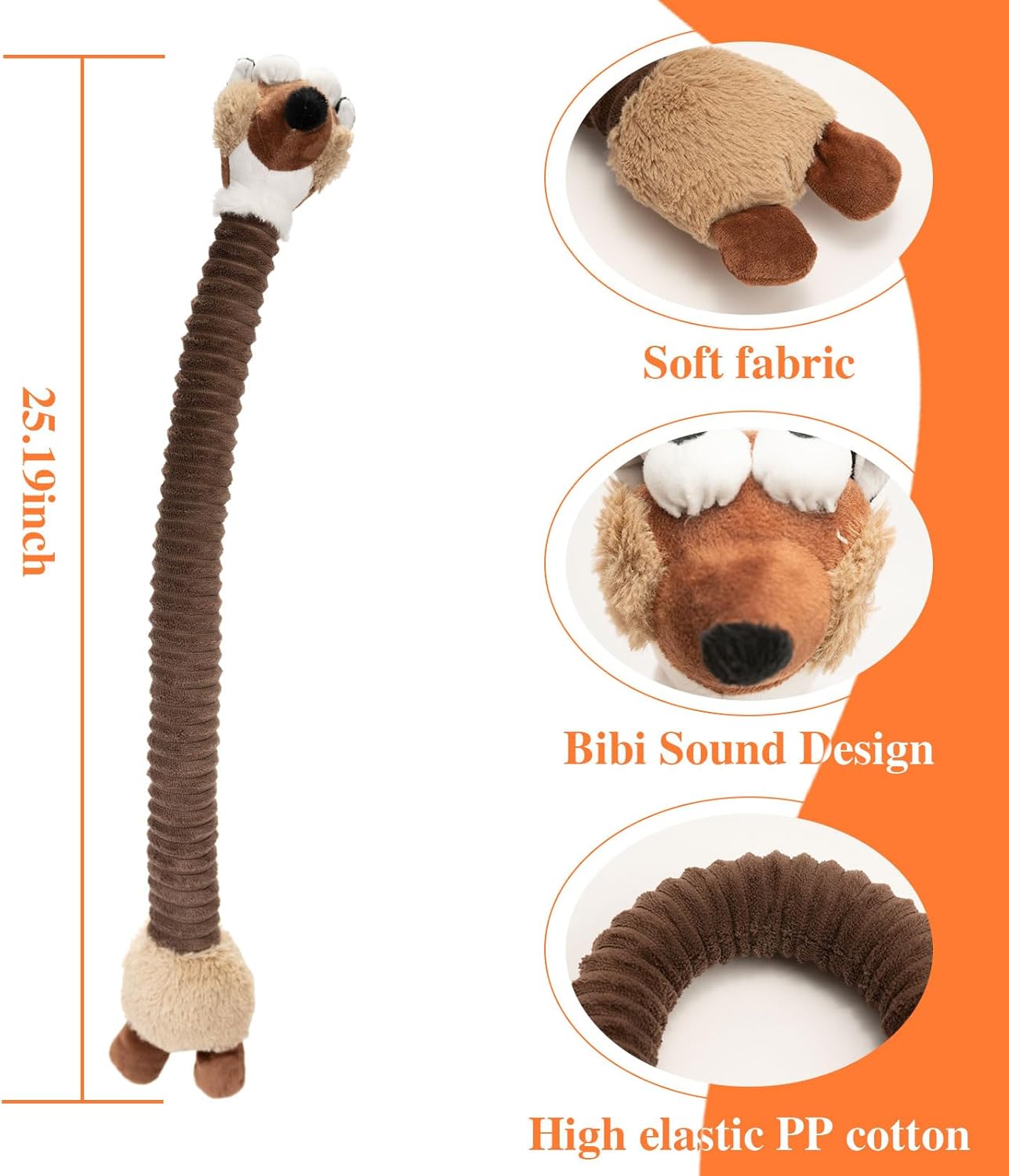 ZippyPaws Squeaky Plush Stuffed Crinkle Pet Chew Toys for  Dogs, Puppy Teething Toys for Boredom & Training