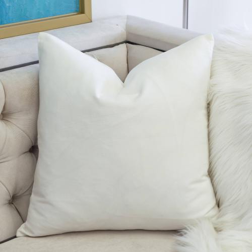 AEELLEEA Let It Snow 20x20in Christmas Throw Pillow, Cotton Cushion with 3D Knit Hat Embroidery, Cover & Insert for Holiday Decor