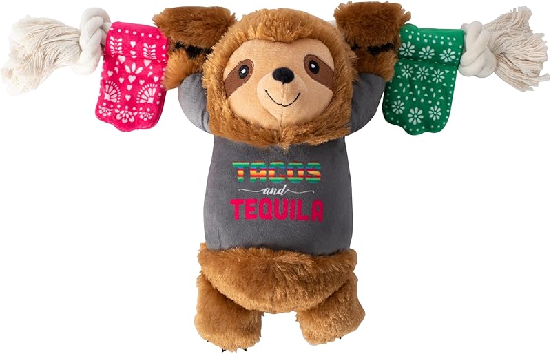 Fringe Studio Plush Dog Toy Set, Interactive Hide and Seek Play, Fiesta Till You Siesta, Pet Shop Collection (289226)