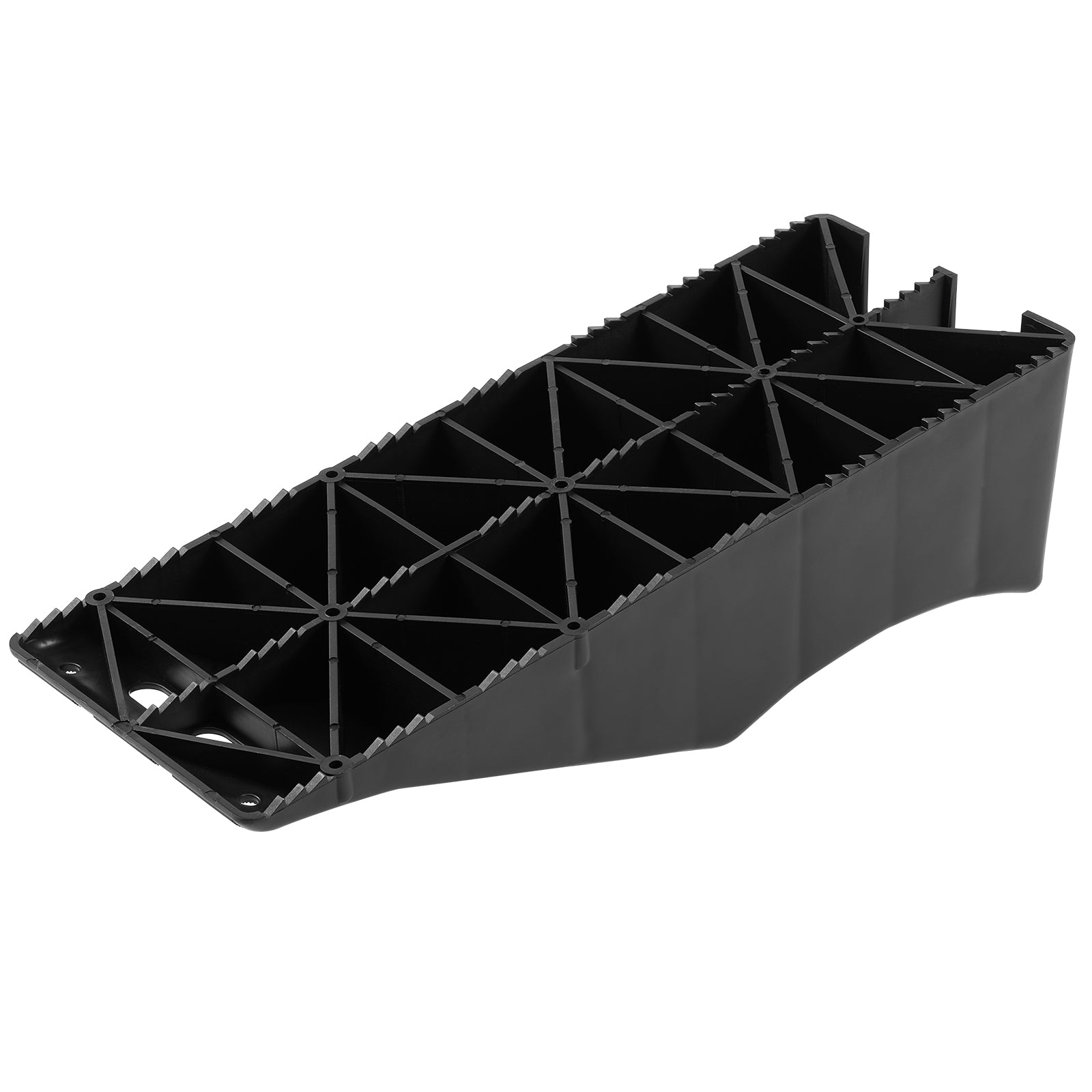 5.5" Lift Foldable Threshold Ramp for Doorways, Heavy Duty Wheelchair Ramp for Home & Groceries, 20000 LBS Plastic Car Service Ramp for Vehicle Maintenance