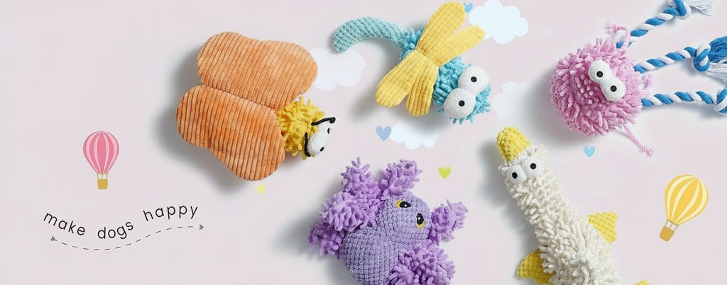 ZippyPaws Small Medium Large Dog Toys, Cute Soft Squeaky Crinkle Plush Stuffed Durable Pet Teething Animal Chew Toys for Small to Large Breed, Cognitive Stimuting Boredom Puppy Busy Birthdays Gifts