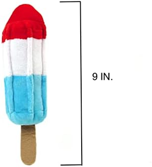 TONBO Summertime Combo - Crinkle Plush Cute Dog Toys, Popsicle, Watermelon, Lemonade (Summertime Combo)