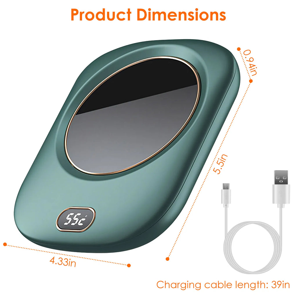Electric Coffee Mug Warmer with 3 Temperature Settings & Auto Shut Off, USB Cup Heater for Desk