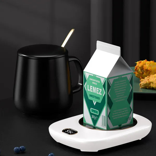 Electric Coffee Mug Warmer with 3 Temperature Settings & Auto Shut Off, USB Cup Heater for Desk