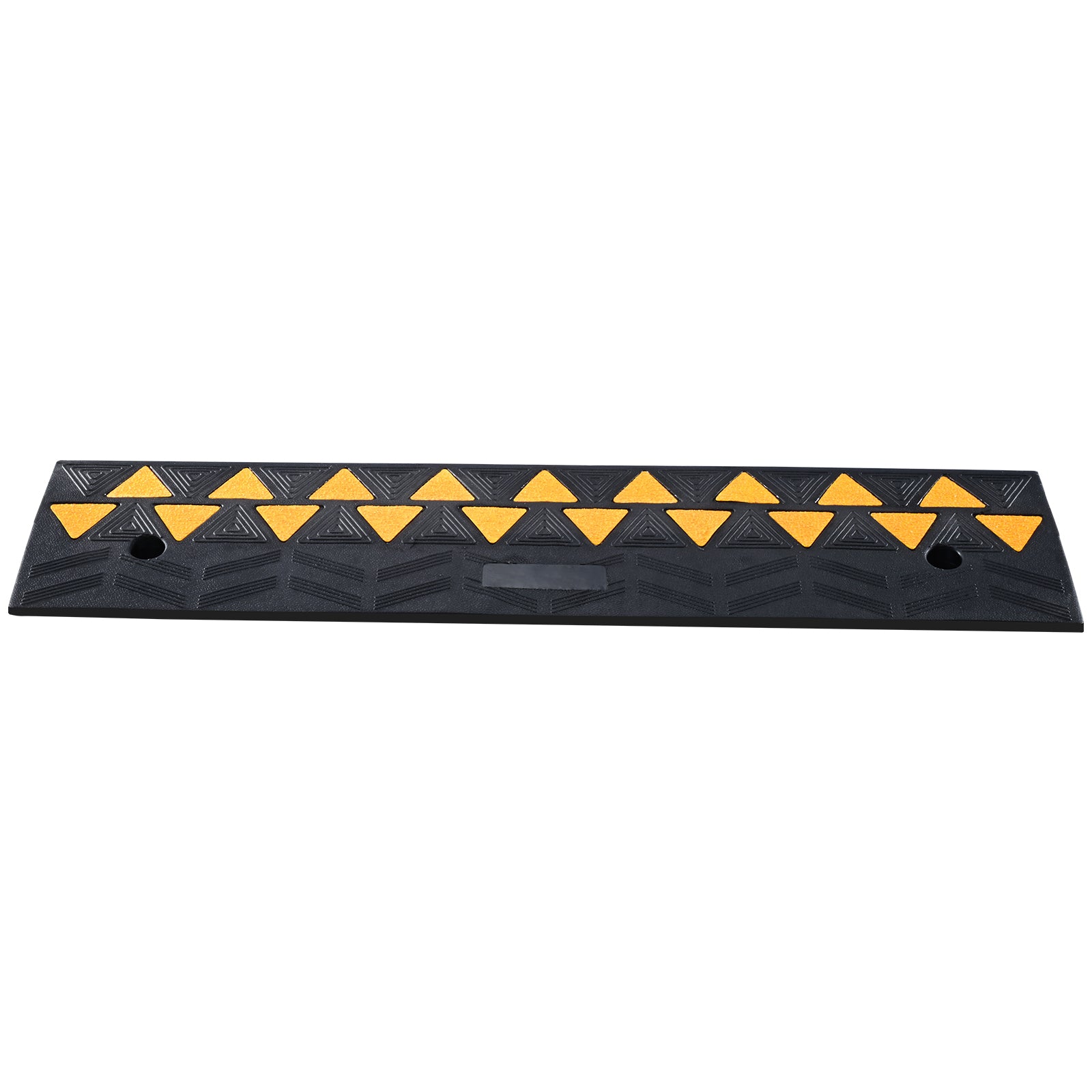 3.7" Rise Rubber Curb Ramp, 39.4" Long Threshold Ramp for Doorways, Heavy Duty Wheelchair Ramp for Home, Groceries & Vehicles, 15T Load Capacity
