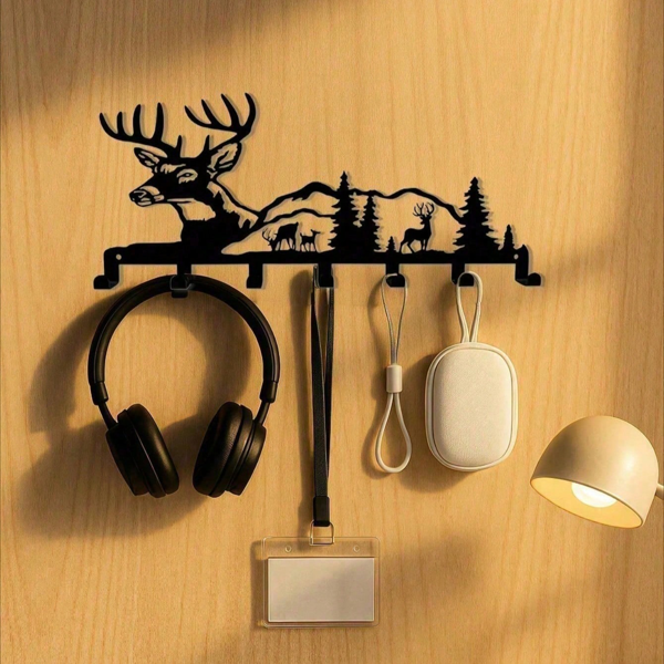 Deer Mountain Metal Wall Hooks