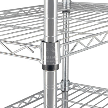 AEELLEEA 8-Tier Wire Storage Shelving Unit, 23.6"W x13.8"D x70.9"H, Heavy Duty Adjustable Metal Rack for Kitchen & Pantry