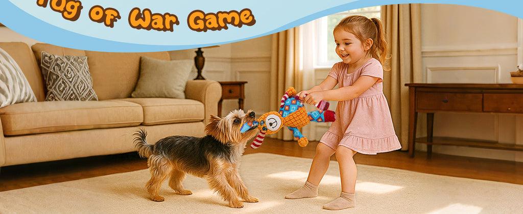 Swooflia Crinkle Dog Toy - Enrichment Squeaky Plush Toys to Keep Them Busy,Treat Boredom for Small Dogs Funny Interactive Stimulating Puppy Toy for Hide and Seek
