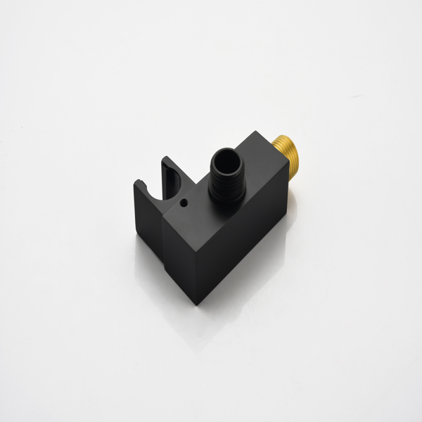 Matte Black Square Handheld Shower Head Set