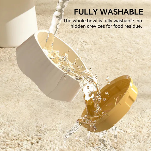 2-in-1 Pet Slow Feeder Bowl, Anti-Choke Maze Food Bowl with Non-Slip Base, Washable Pet Feeding Dish for Cats Small Dogs