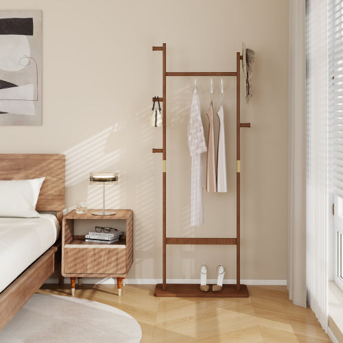 Coat Racks solid wood hanger 23.6* 11*71in Solid environmental protection easy to assemble beautiful can be placed in the bedroom/living room