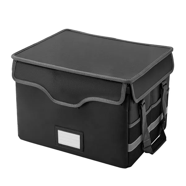 Aeelleea 1832℉ Fireproof Waterproof Document Box with Lock, Portable File Storage Organizer for Home Office, Store Passports & Important Papers