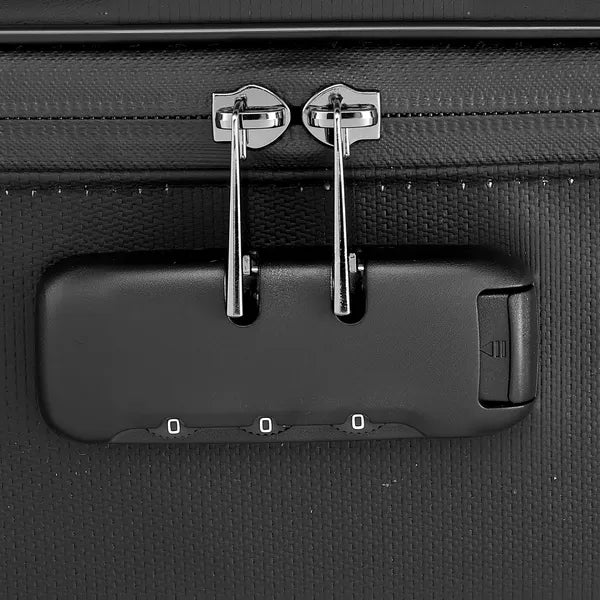 Fire-Resistant Document Box with Combo Lock, Water-Resistant Multi-Layer Accordion Organizer for Passports and Files, Black