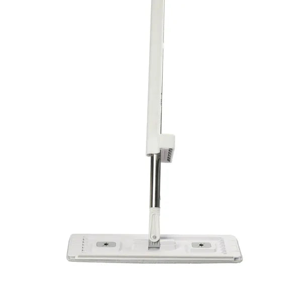 Self-Wringing Flat Mop, Microfiber Floor Mop with 4 Reusable Washable Mop Pads for Hardwood Tile Laminate Floors