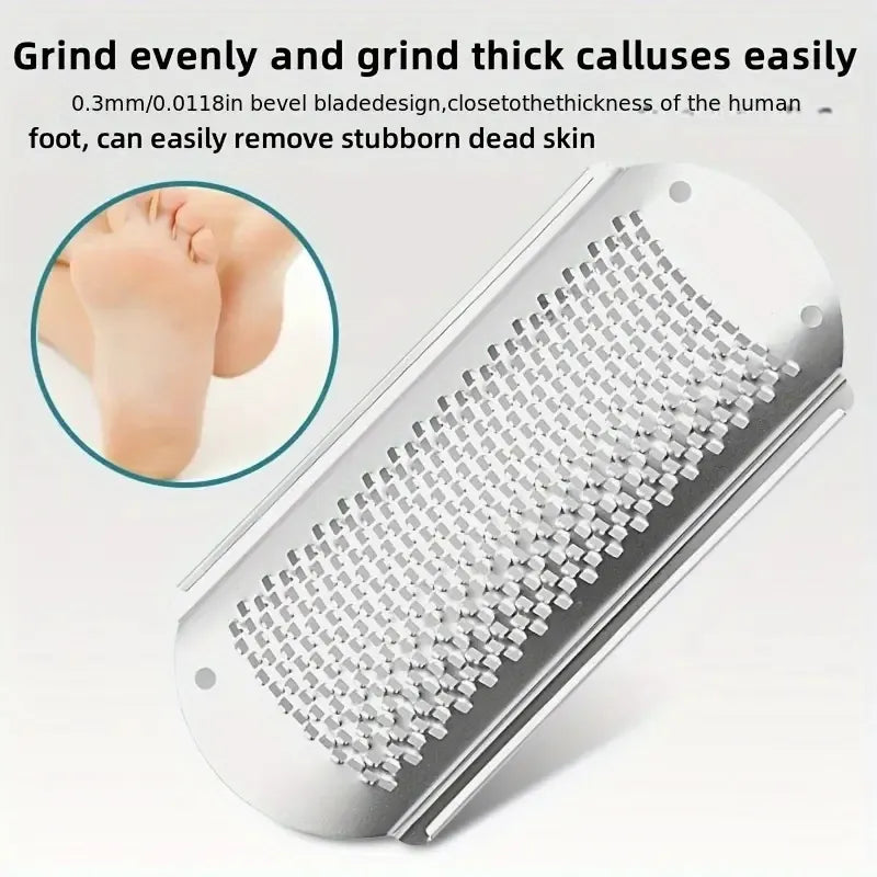 Stainless Steel Foot Callus Remover File  Professional At-Home Pedicure Tool