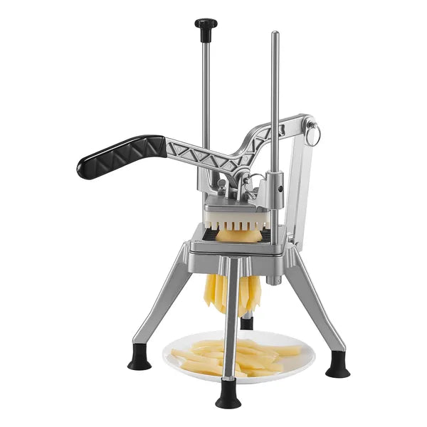 AEELLEEA Commercial French Fry Cutter with 1/2 Inch Stainless Steel Blade, Lever Action Vegetable Slicer for Potato, Carrot, Cucumber for Home & Restaurant