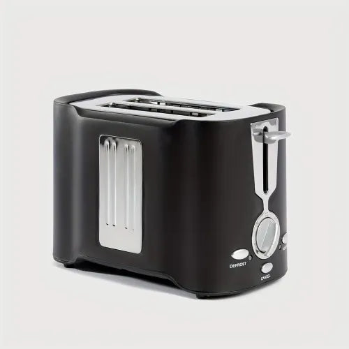 FST-MBJ-110V 2 Slice Toaster, Stainless Steel Wide Slot Toaster with Removable Crumb Tray, Adjustable Browning Control for Breakfast Bread