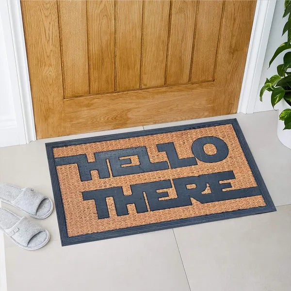 Funny Coir Doormat, Natural Coconut Fiber Welcome Mat, Non-Slip PVC Backing, Indoor Outdoor Entrance Decor, Housewarming Gift