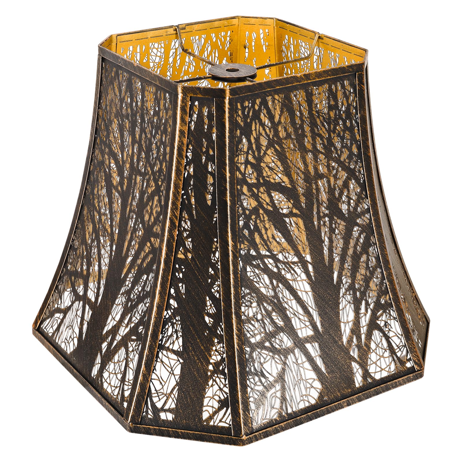 Square Cut Corner Bell Lampshade – 7×12×10.5 Inch