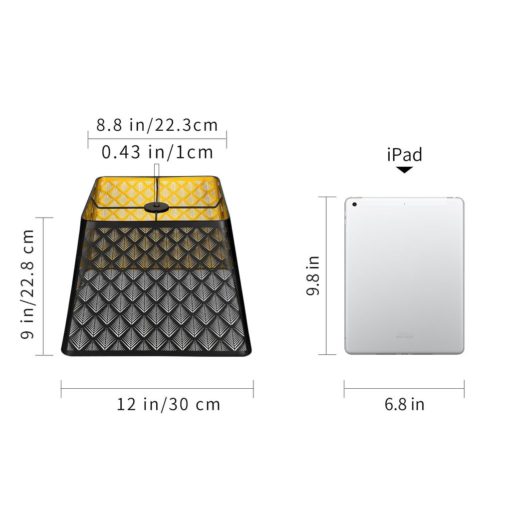 Square Metal Lampshade | Arrow Pattern Design