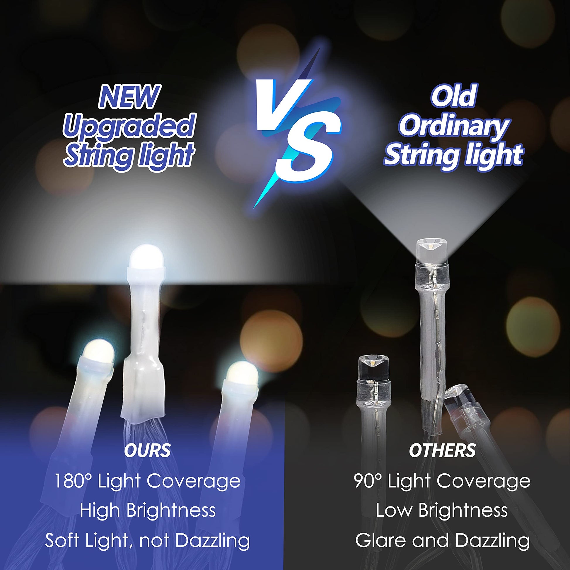 LED Icicle Lights, 98.4 ft 1216 LED 8 Modes Curtain Fairy String Lights, Warm White, Indoor Outdoor Decor for Christmas Halloween Thanksgiving Easter Wedding Party Gazebo-WHITE