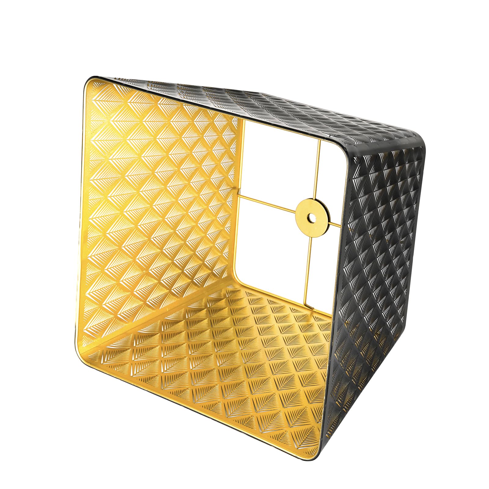 Square Metal Lampshade | Arrow Pattern Design