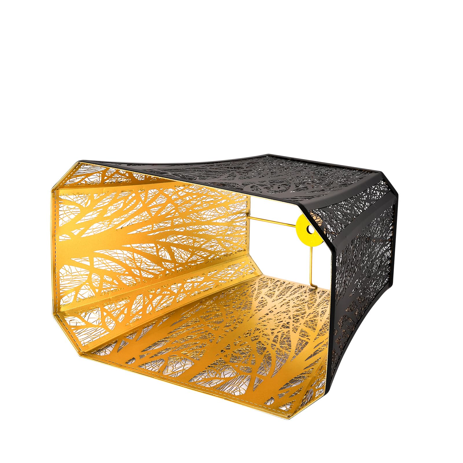 Rectangular Etched Forest Lampshade – 8×13.9×11 Inch