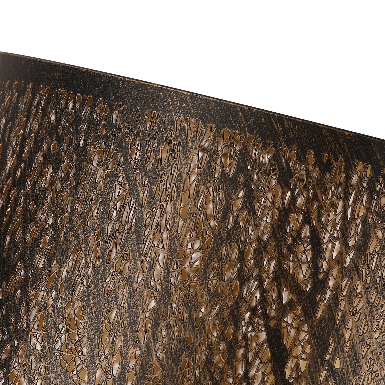 Forest Etched Drum Lampshade – 12×14×10 Inch