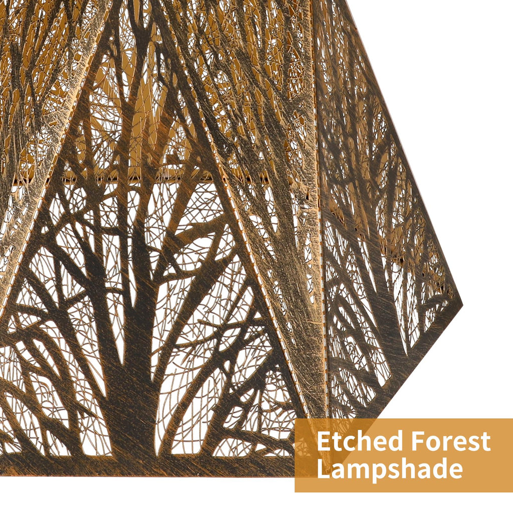 Hexagonal Metal Lampshade