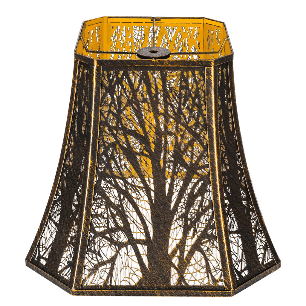 Square Cut Corner Bell Lampshade – 7×12×10.5 Inch