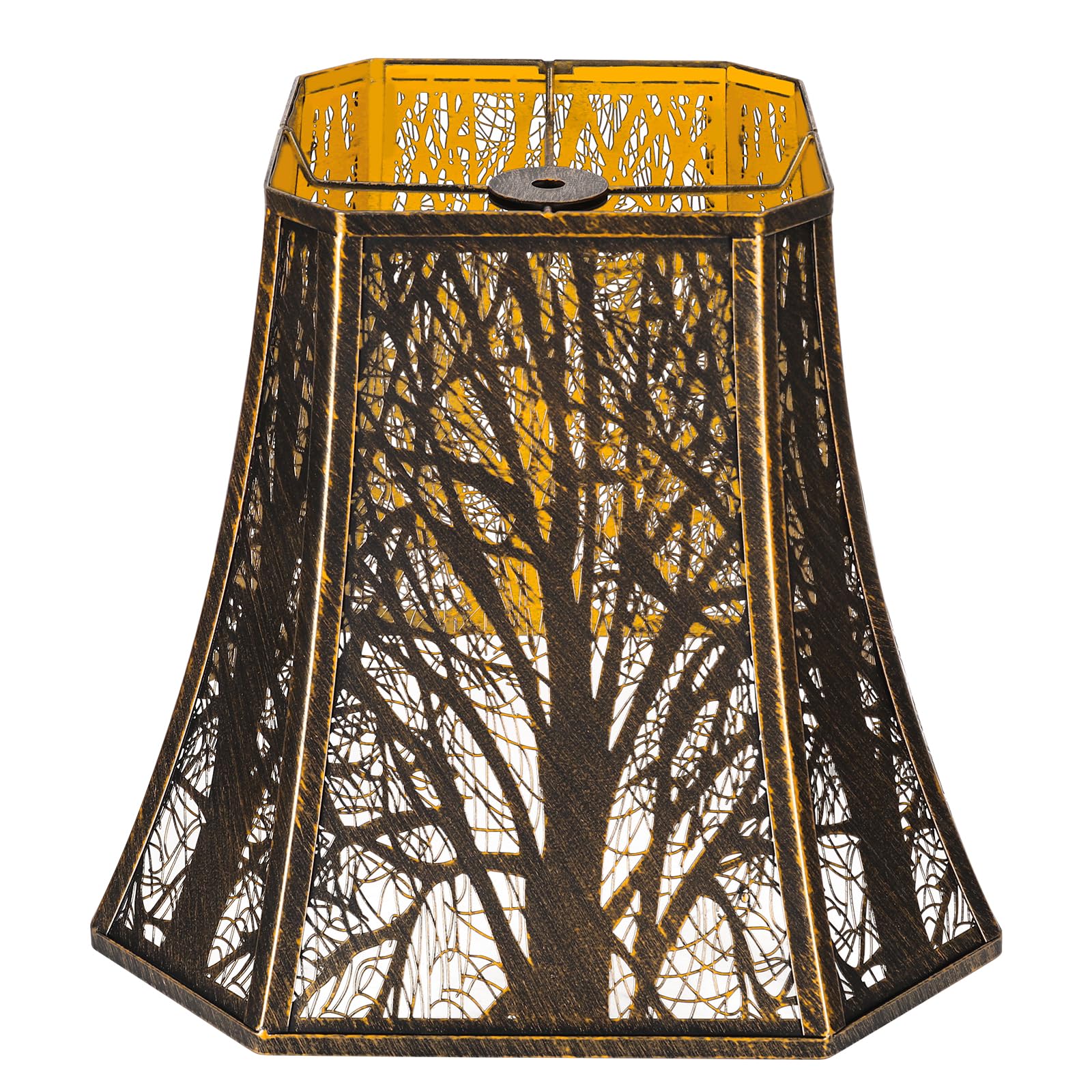 Square Cut Corner Bell Lampshade – 7×12×10.5 Inch