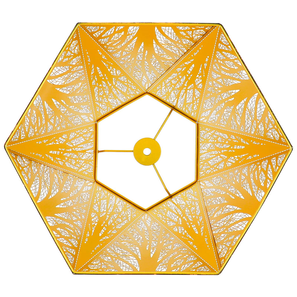 Hexagonal Metal Lampshade