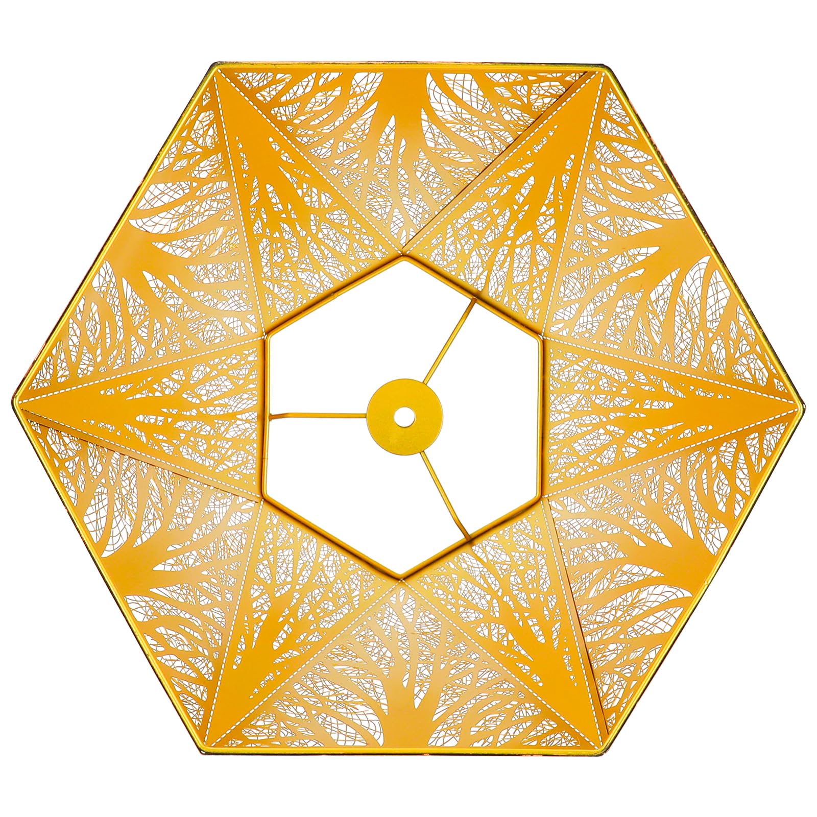 Hexagonal Metal Lampshade