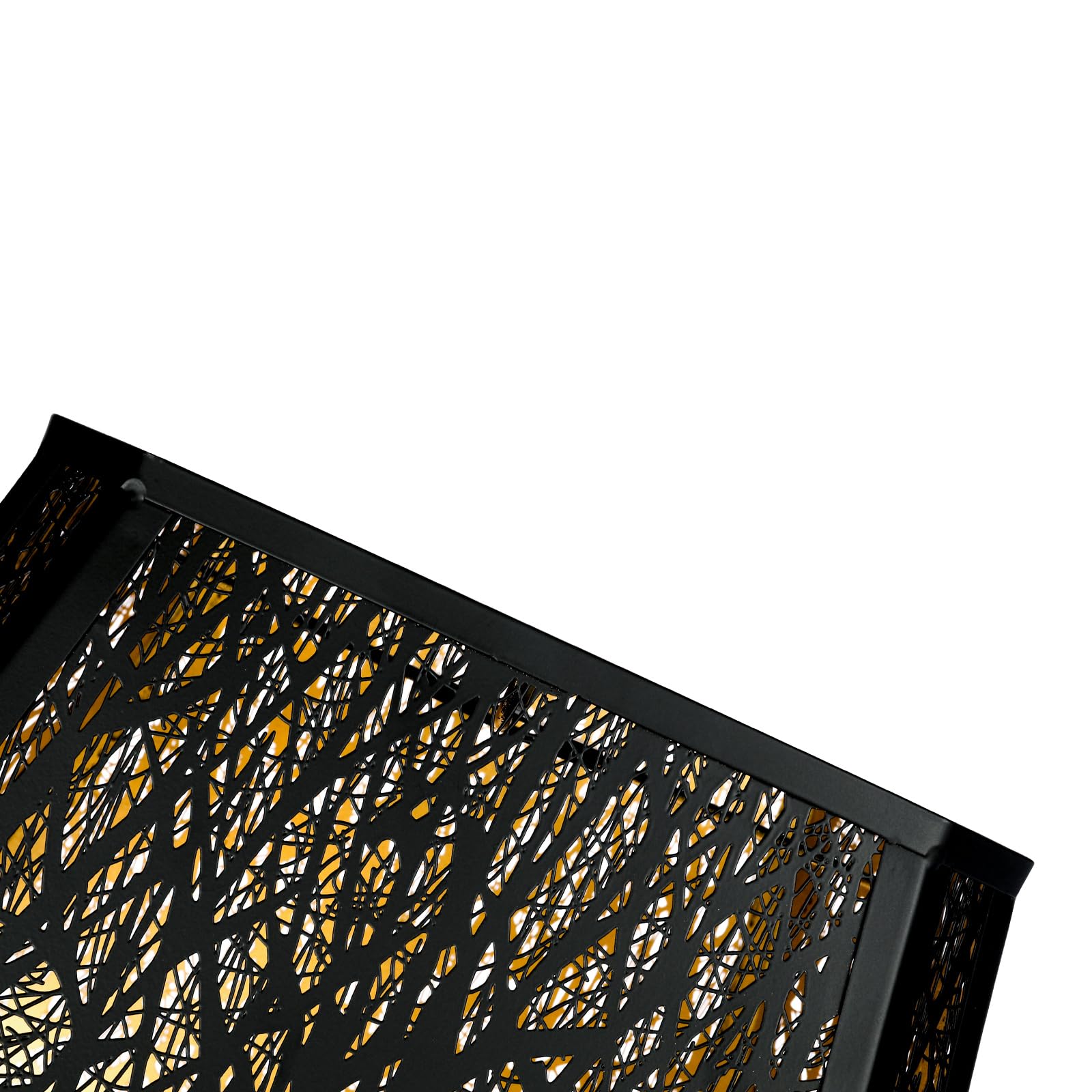 Rectangular Etched Forest Lampshade – 8×13.9×11 Inch