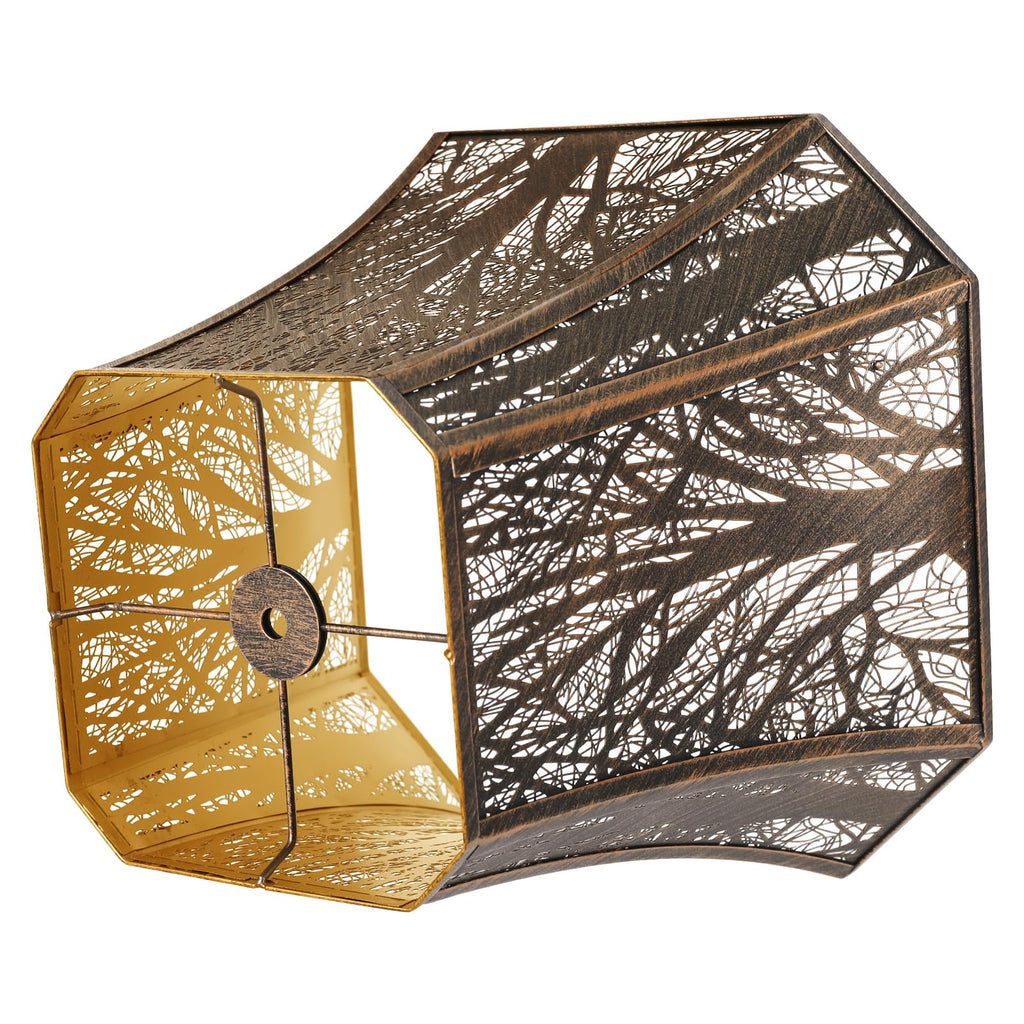 Square Cut Corner Bell Lampshade – 7×12×10.5 Inch