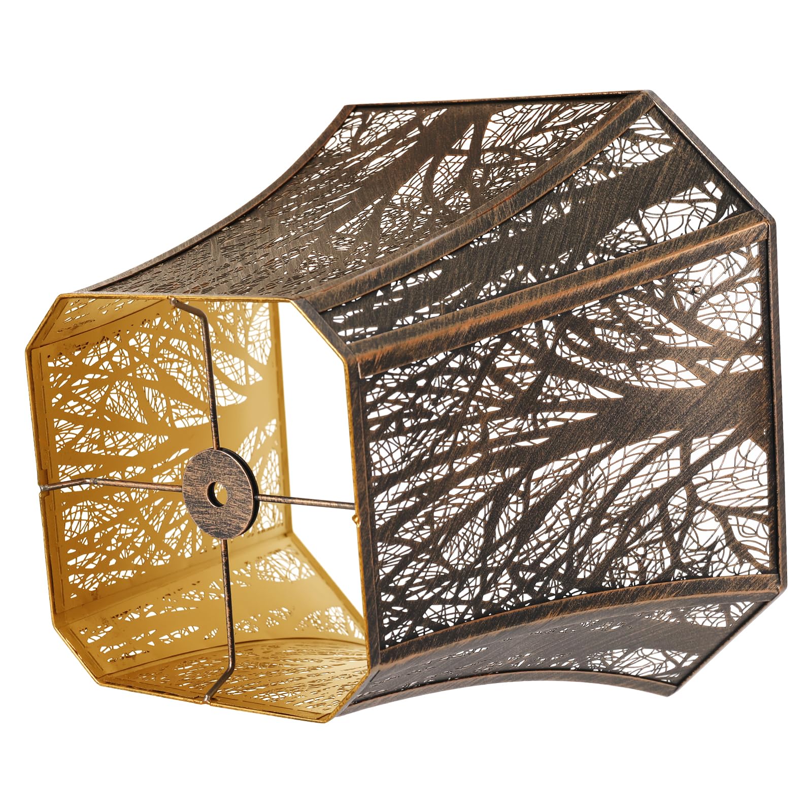 Square Cut Corner Bell Lampshade – 7×12×10.5 Inch