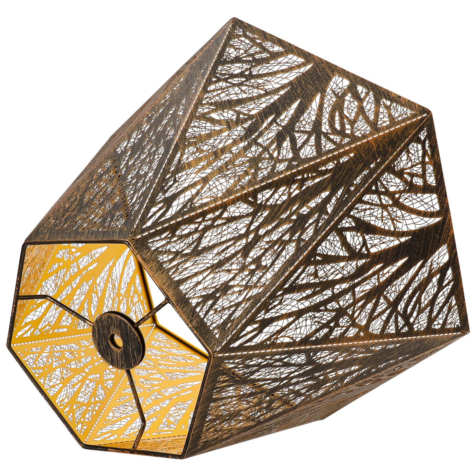Hexagonal Metal Lampshade