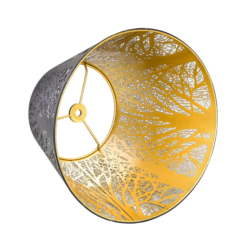 Barrel Tree Etched Metal Lampshade – 6×10×7.5 Inch