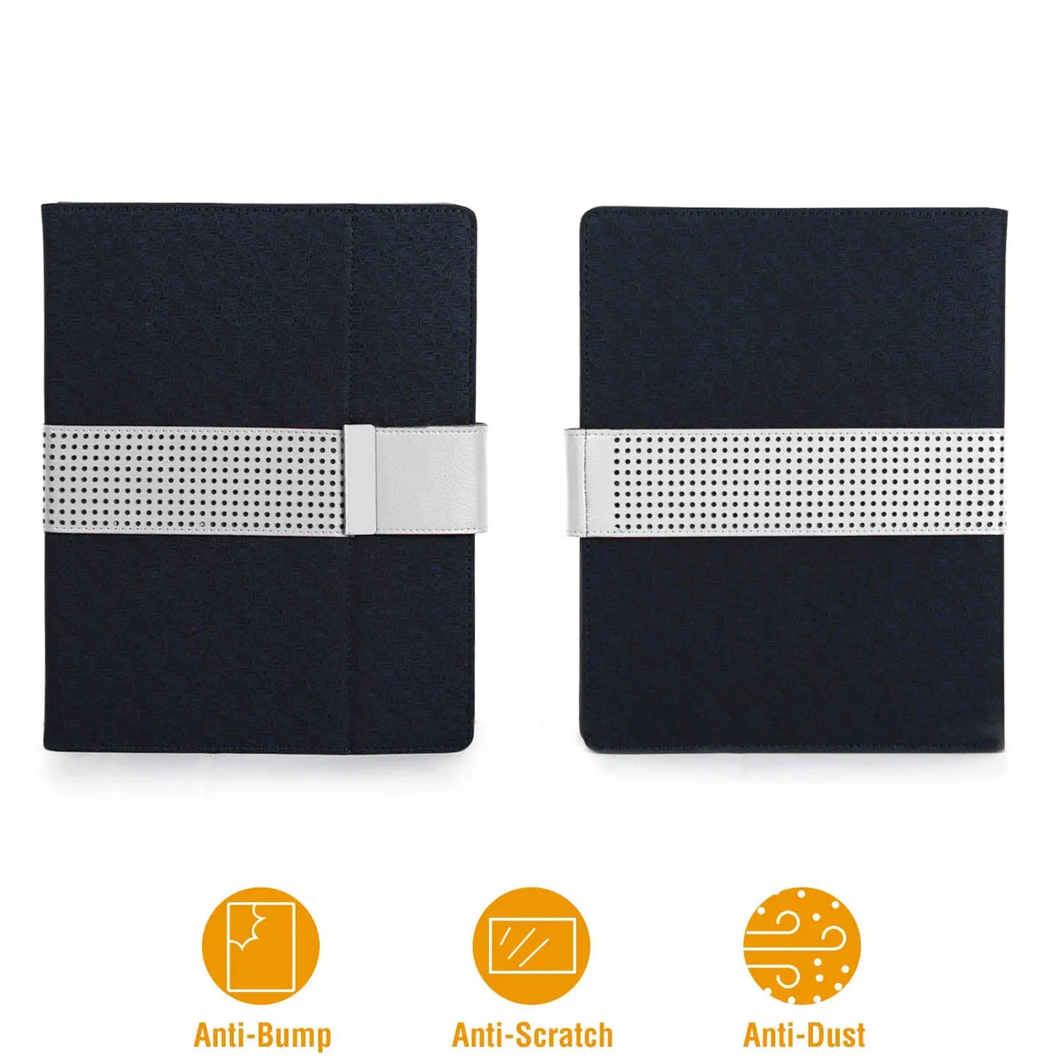 AEELLEEA 3 in 1 9.7 Inch Universal Tablet Case with Notepad, 9.9 x 7.95 x 0.45 inch